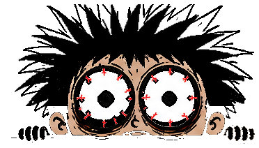 Very awake TWKD character